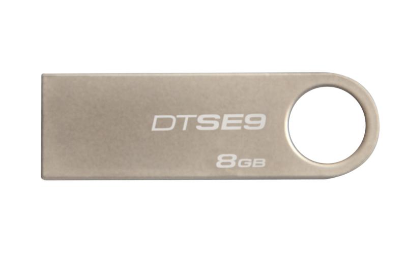 Kingston Technology DataTraveler SE9 8GB 8GB USB 2.0 Plata unidad flash USB