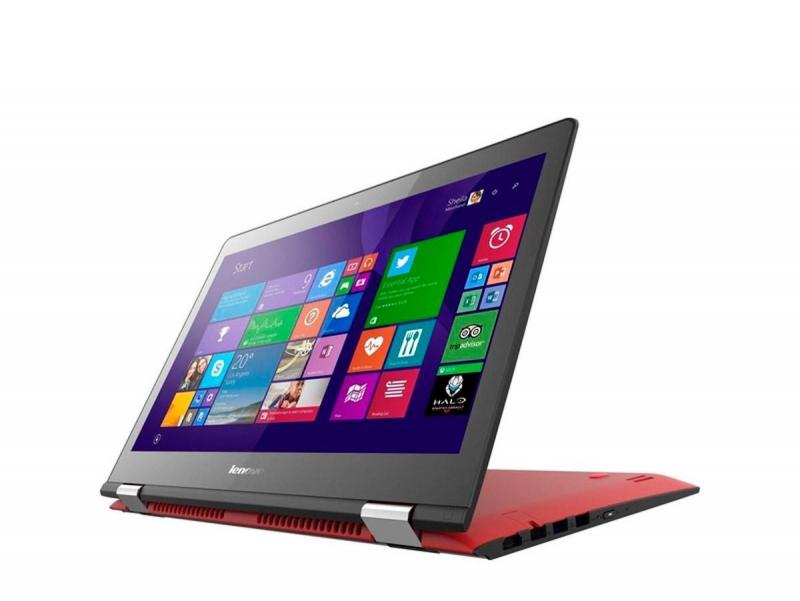 Lenovo IdeaPad Yoga 500-14 2GHz i3-5005U 14" 1366 x 768Pixeles Pantalla táctil Negro, Rojo
