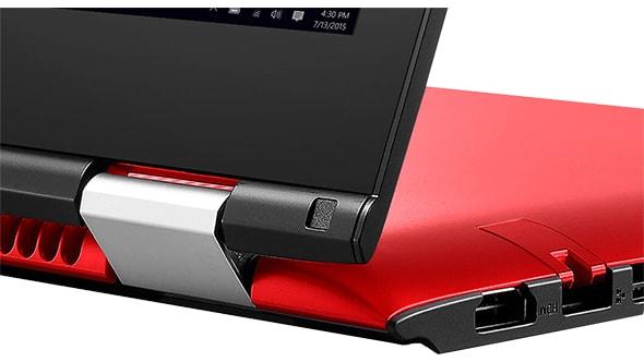 Lenovo IdeaPad Yoga 500-14 2GHz i3-5005U 14" 1366 x 768Pixeles Pantalla táctil Negro, Rojo