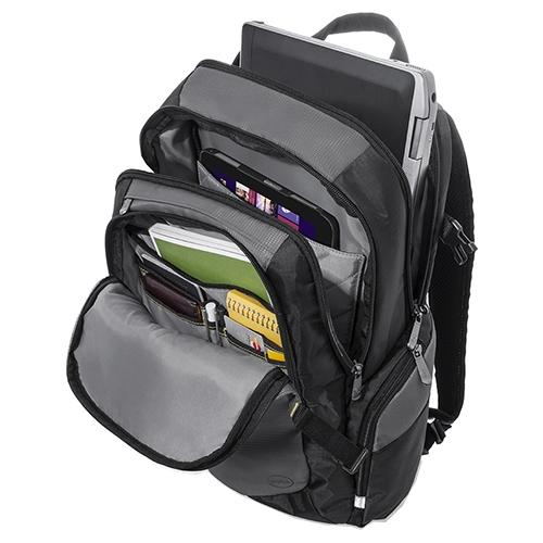 DELL 460-BBKN 15.6" Mochila Negro, Gris, Amarillo maletin para portátil