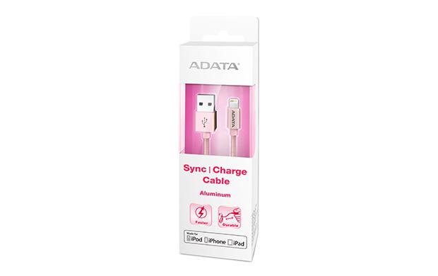 ADATA USB 2.0-A/Lightning 1m 1m USB A Lightning Rosa