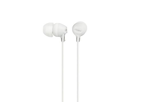 Sony MDR-EX15LP/W Intraaural Dentro de oído Color blanco auricular