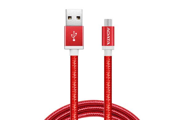 ADATA 1m, USB2.0-A/USB2.0 Micro-B 1m USB A Micro-USB B Rojo