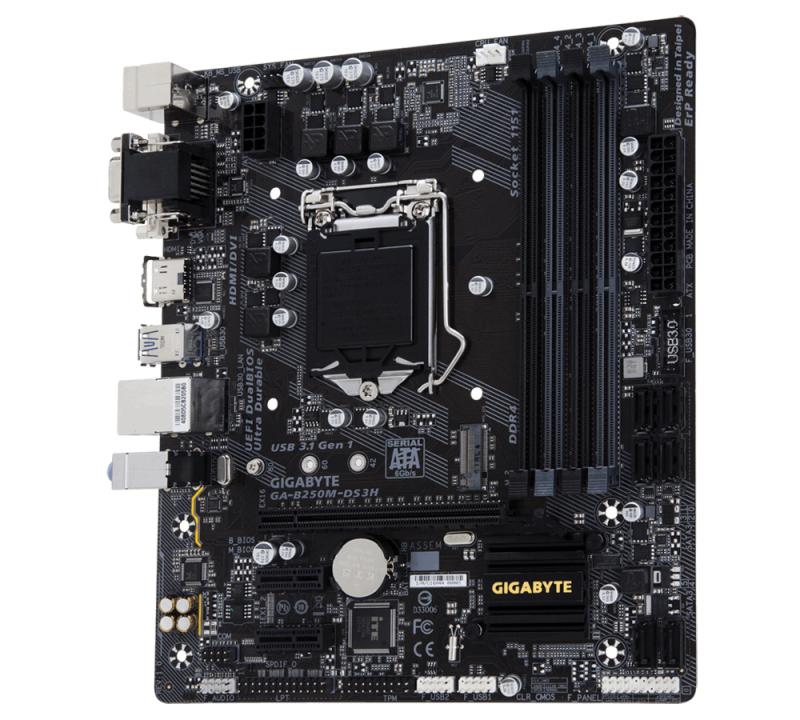 Gigabyte GA-B250M-DS3H Intel B250 LGA1151 ATX tarjeta madre