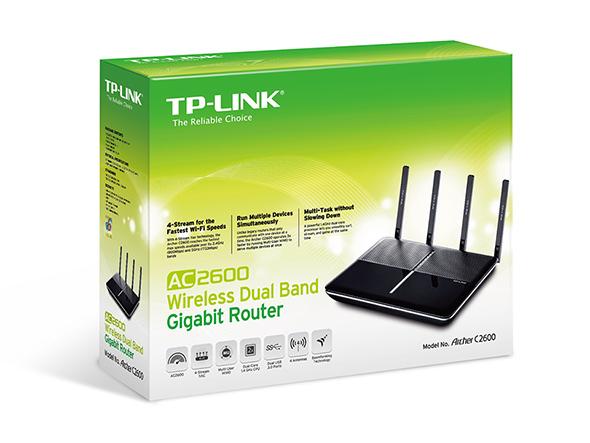 TP-LINK AC2600 Dual-band (2.4 GHz / 5 GHz) Gigabit Ethernet Negro