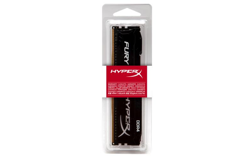 HyperX FURY Memory Black 8GB DDR4 2400MHz 8GB DDR4 2400MHz módulo de memoria