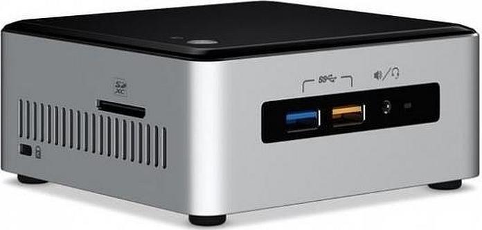 Intel NUC6I3SYH BGA1356 2.3GHz i3-6100U UCFF Negro, Plata
