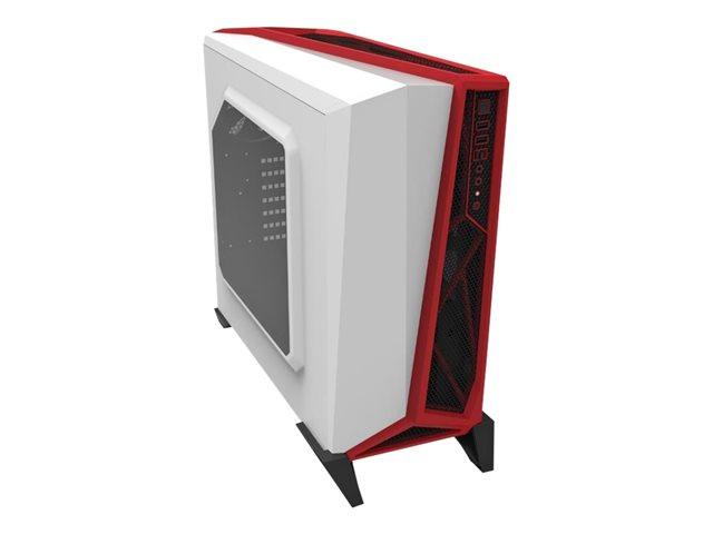 Corsair SPEC-ALPHA Midi-Tower Rojo, Color blanco gabinete de computadora