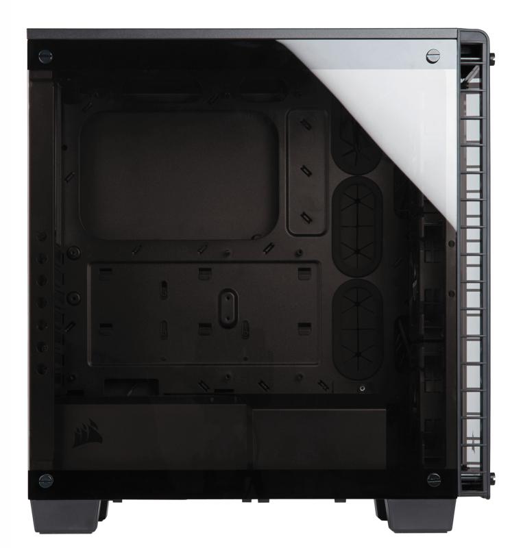 Corsair Crystal 460X Midi-Tower Negro gabinete de computadora