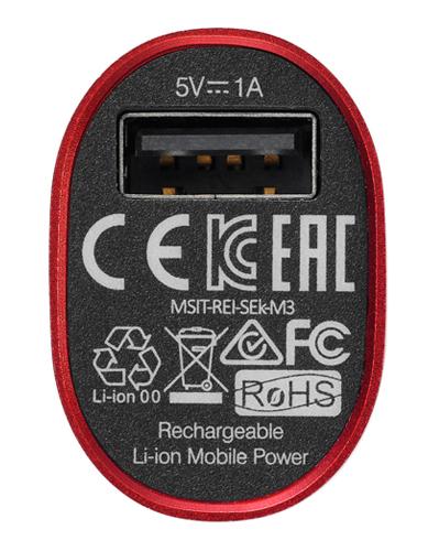 APC M3RD Ión de litio 3000mAh Rojo batería externa