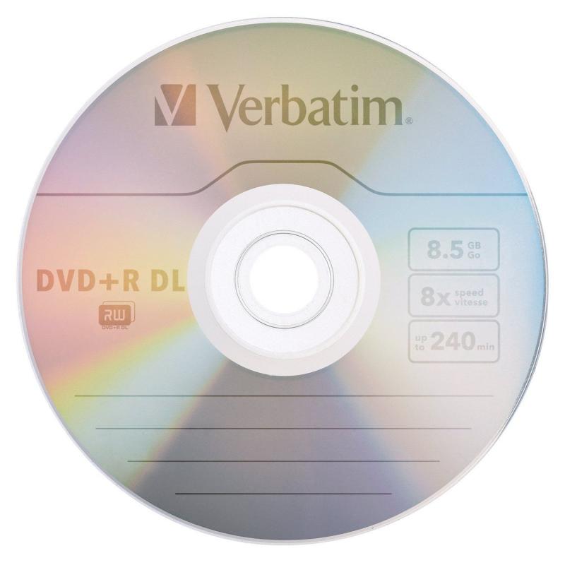 Verbatim DVD+R DL 8.5GB 8X 50 pk 8.5GB DVD+R DL 50pieza(s)