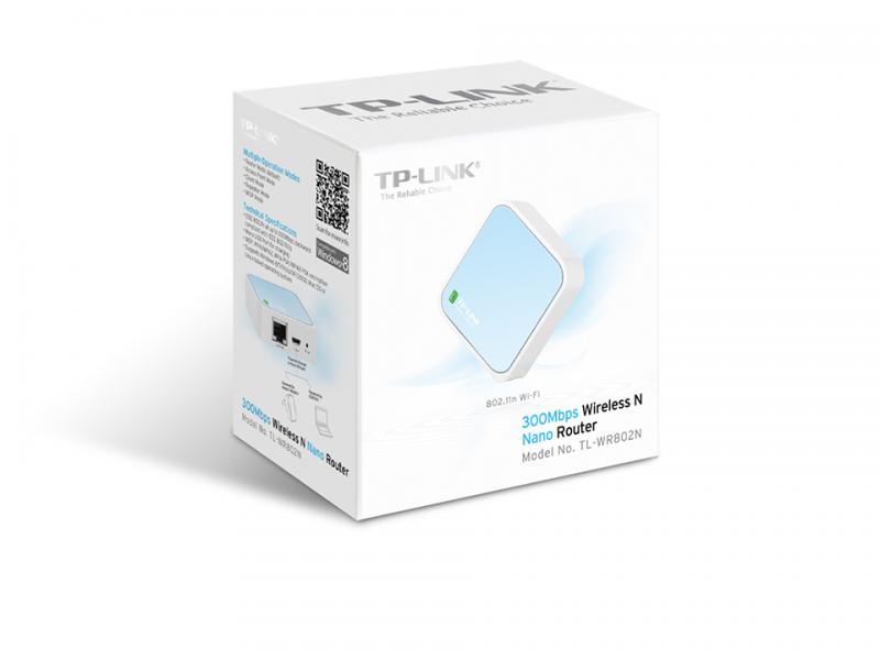 TP-LINK TL-WR802N Fast Ethernet Azul, Color blanco enrutador inalámbrico