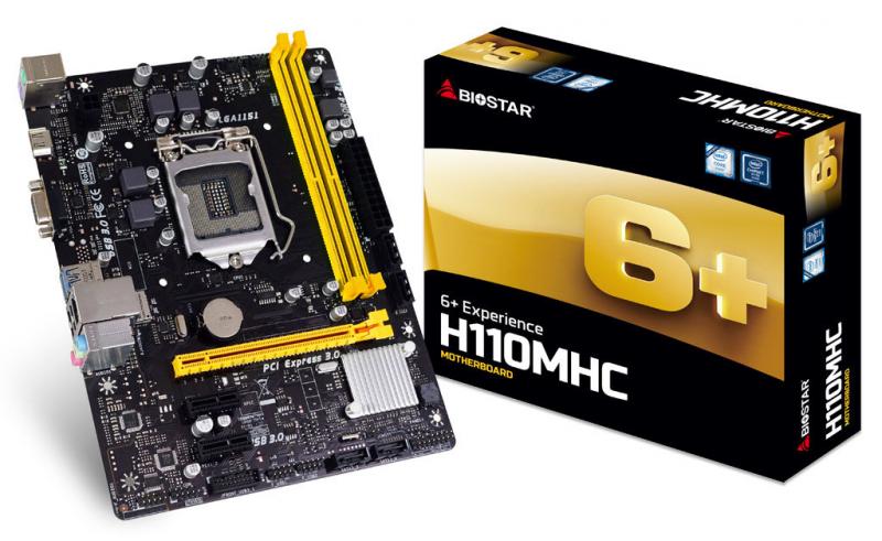 Biostar H110MHC Intel H110 LGA 1151 (Socket H4) Micro ATX tarjeta madre