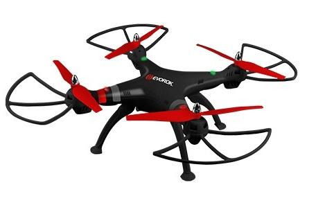 Acteck Dragon 4rotors 2000mAh Negro, Rojo dron con cámara