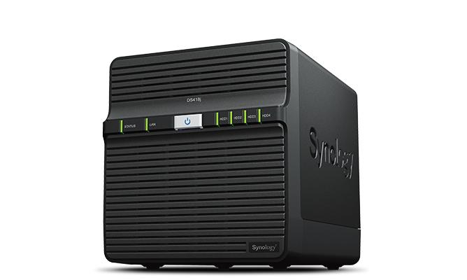 Synology DS418J NAS Escritorio Ethernet Negro servidor NAS y de almacenamiento