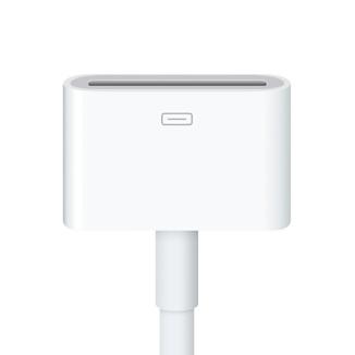 Apple MD824AM/A Lightning 30-pin Color blanco adaptador de cable