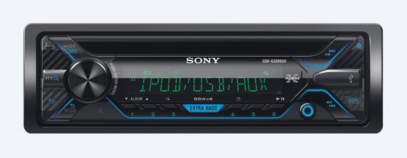Sony CDX-G3200UV 220W Negro receptor Multimedia para coche