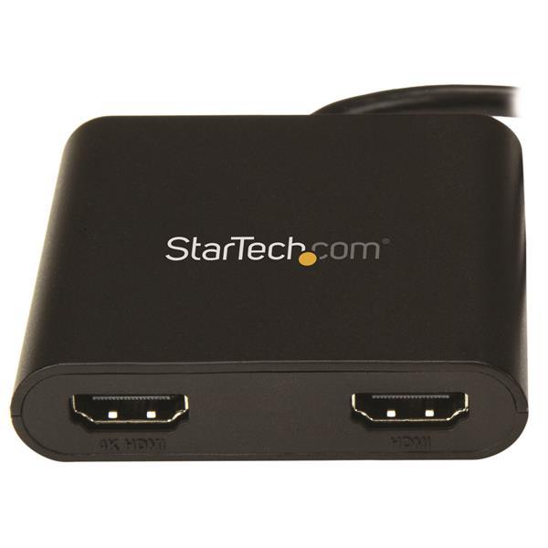 StarTech.com Adaptador de Video Externo USB 3.0 a 2 Puertos HDMI 4K para 2 Pantallas