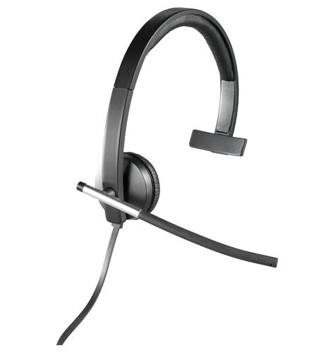 Logitech H650e Mono Monoaural Diadema Negro auricular con micrófono