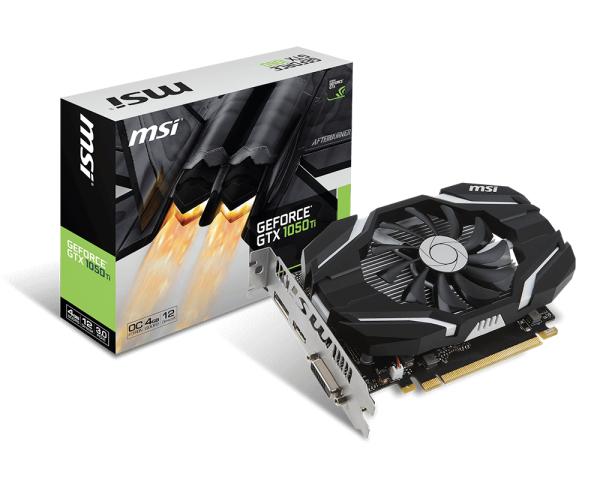 MSI GeForce GTX 1050 Ti 4G OC GeForce GTX 1050 Ti 4GB GDDR5