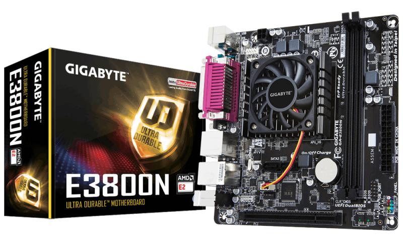 Gigabyte GA-E3800N Mini ITX tarjeta madre