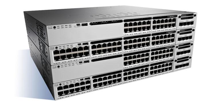 Cisco Catalyst WS-C3850-24T-S Gestionado Negro, Gris dispositivo de redes