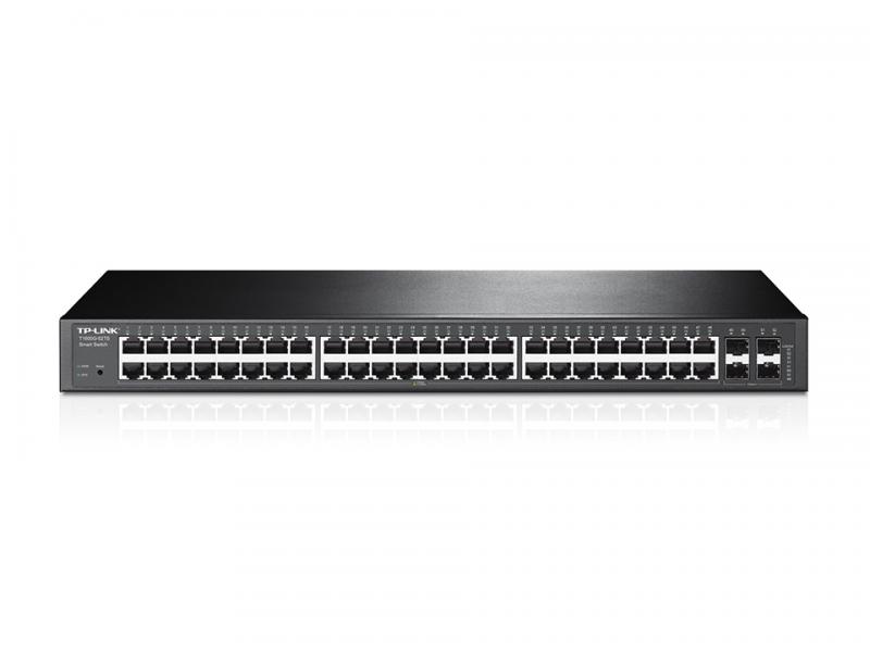 TP-LINK T1600G-52TS (TL-SG2452) Managed network switch L2+ Gigabit Ethernet (10/100/1000) 1U Negro
