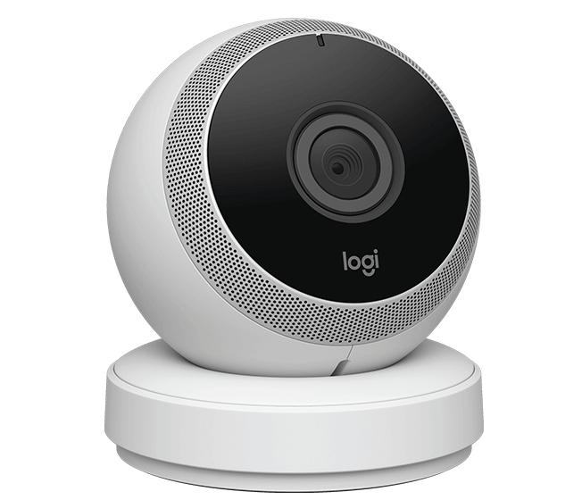 Logitech Circle IP security camera Interior Dome Blanco