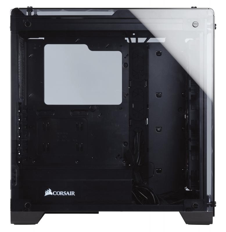 Corsair Crystal 570X Midi-Tower Negro, Transparente gabinete de computadora