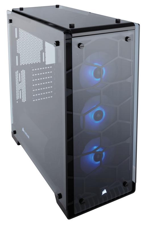 Corsair Crystal 570X Midi-Tower Negro, Transparente gabinete de computadora