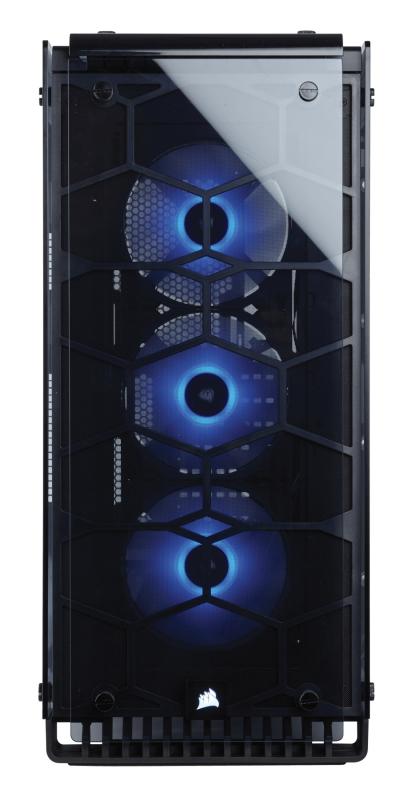Corsair Crystal 570X Midi-Tower Negro, Transparente gabinete de computadora