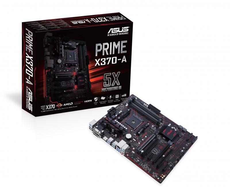 ASUS PRIME X370-A AMD X370 Socket AM4 ATX tarjeta madre