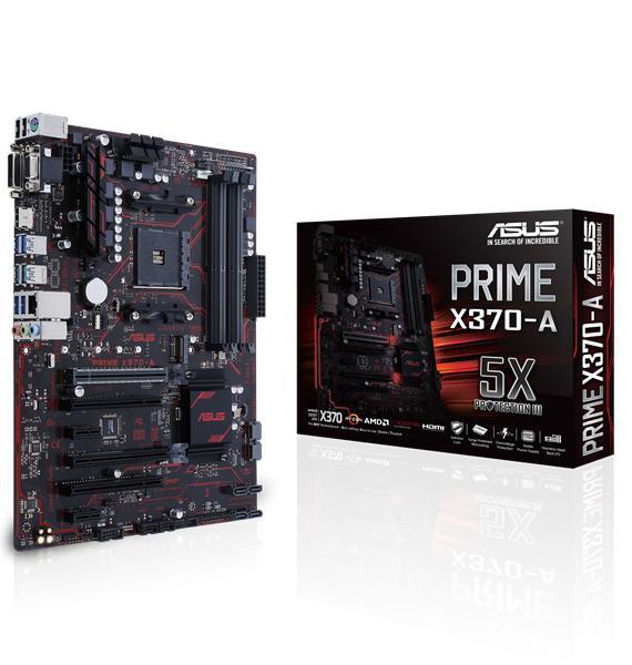 ASUS PRIME X370-A AMD X370 Socket AM4 ATX tarjeta madre