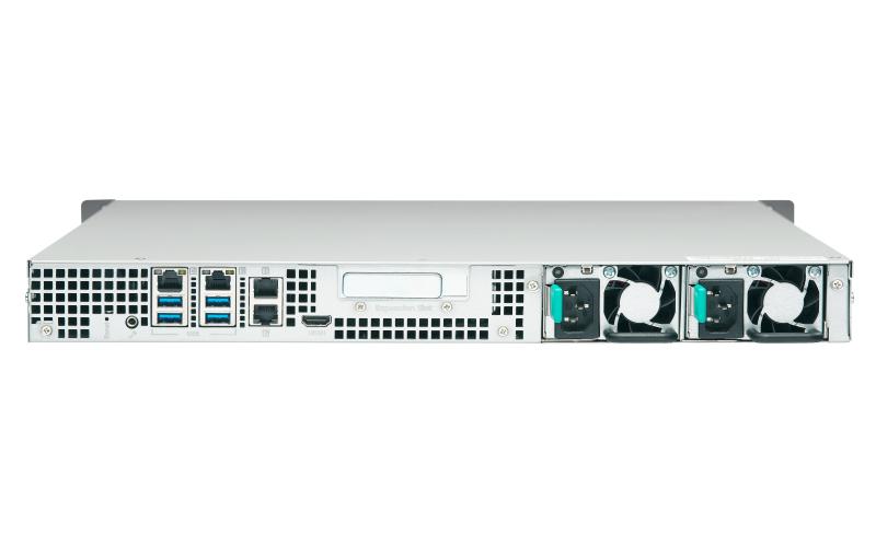QNAP TS-453BU-RP NAS Bastidor (1U) Ethernet Negro, Gris