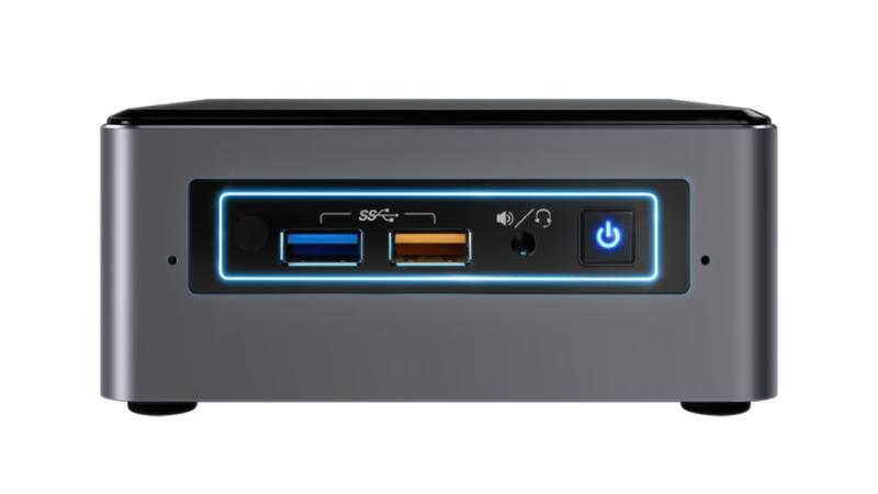 Intel NUC NUC7i3BNHXF 2.4GHz i3-7100U Nettop Negro, Gris Mini PC