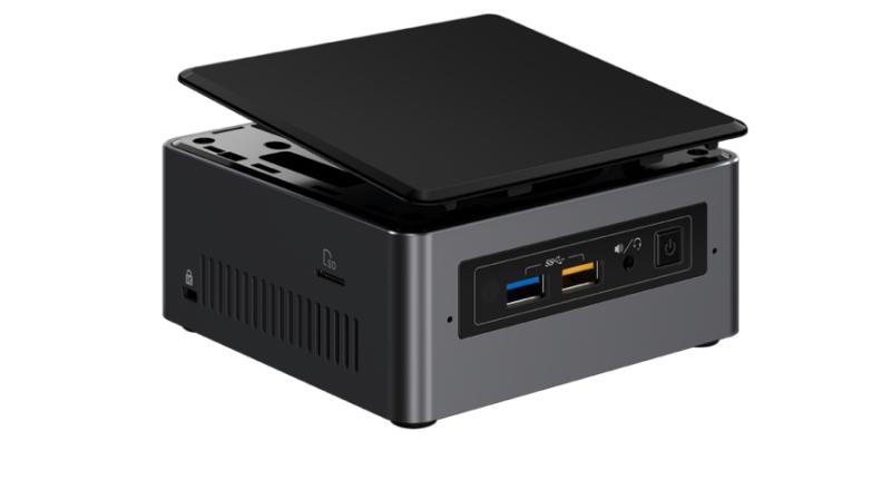 Intel NUC NUC7i3BNHXF 2.4GHz i3-7100U Nettop Negro, Gris Mini PC