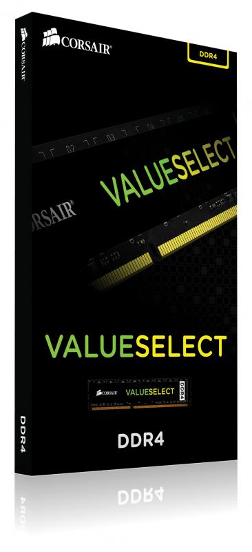 Corsair ValueSelect 4GB, DDR4, 2400MHz 4GB DDR4 2400MHz módulo de memoria