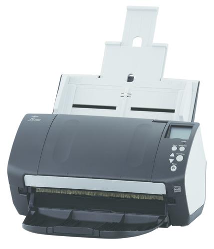 Fujitsu fi-7160 ADF scanner 600 x 600DPI A4 Negro, Color blanco