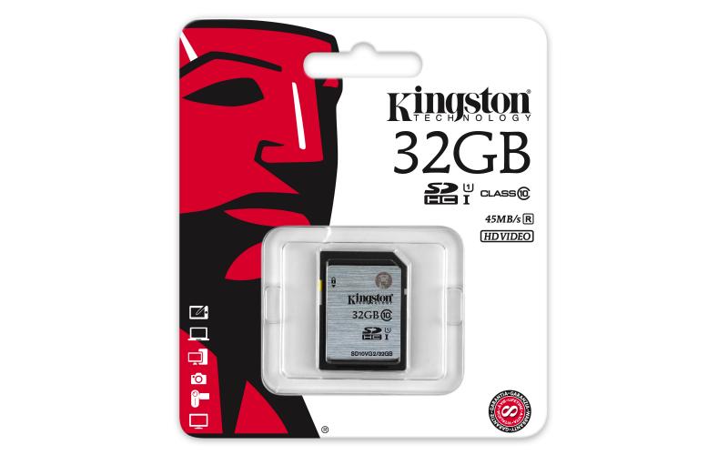 Kingston Technology Class 10 UHS-I SDHC 32GB 32GB SDHC UHS Class 10 memoria flash
