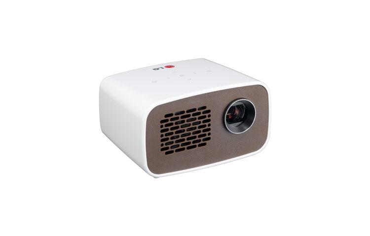 LG PH300 Portable projector 300lúmenes ANSI DLP 720p (1280x720) Café, Color blanco video proyector