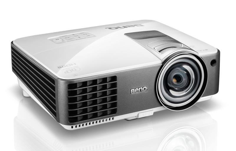 Benq MX819ST Portable projector 3000lúmenes ANSI DLP XGA (1024x768) 3D Negro, Color blanco video pr