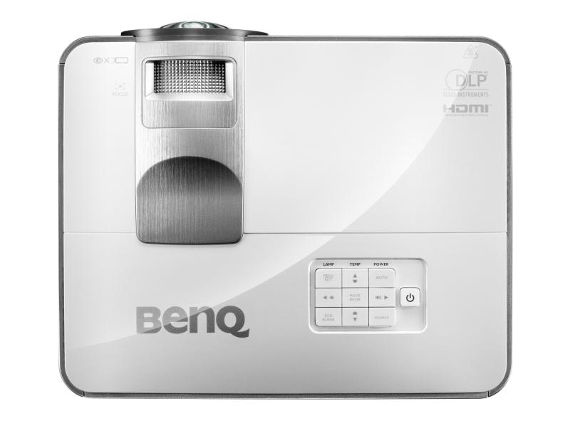 Benq MX819ST Portable projector 3000lúmenes ANSI DLP XGA (1024x768) 3D Negro, Color blanco video pr