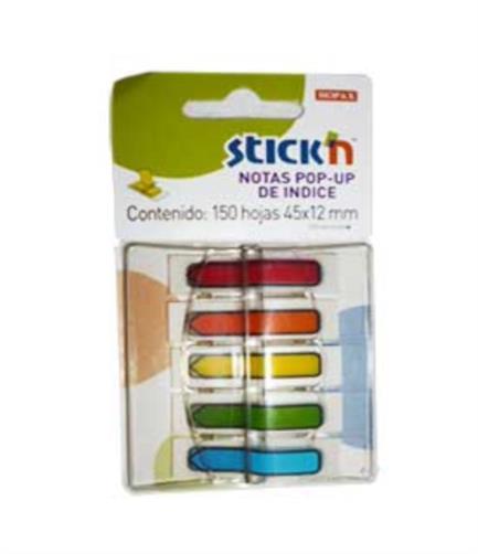 NOTAS INDICE MAE POP UP FIG FLECHA 5 COLORES 150 HJS 26003