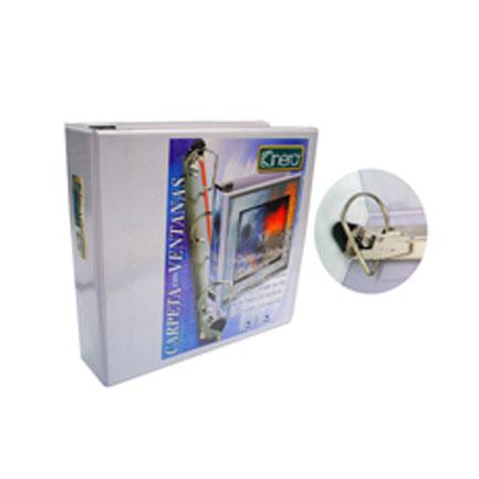 CARPETA KINERA CLASSIC 9211BL VINIL D-2 C/CRISTAL C/12 9211BL