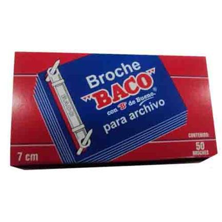 BROCHE BACO ECONOMICO CAJA ROJA DE 7 CMS B-072