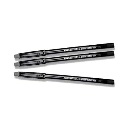 BOLIGRAFO PAPERMATE 82192 ERASER MATE NEGRO C/12 82192