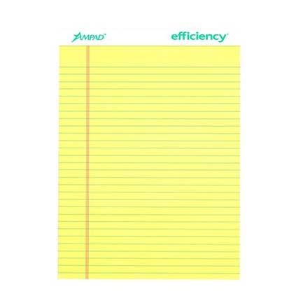 BLOCK ESSELTE EFICIENCY CARTA AMARILLO RAYADO C/50 HJS 20-260
