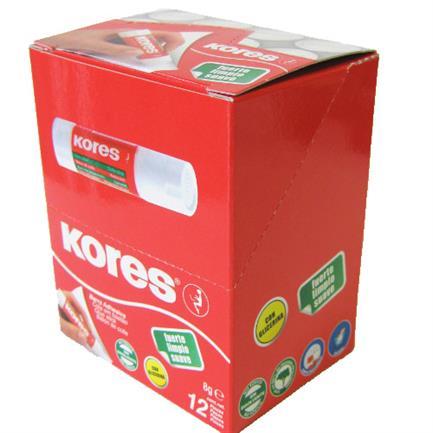 BARRA ADHESIVA KORES 8 GR C/12 1208262