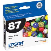 Epson T087120 Photo Black Ink Cartridge Negro cartucho de tinta