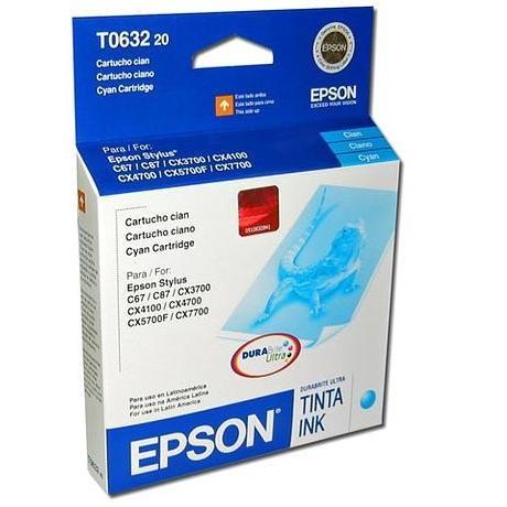 Epson T063220 Cyan Ink Cartridge Cian cartucho de tinta